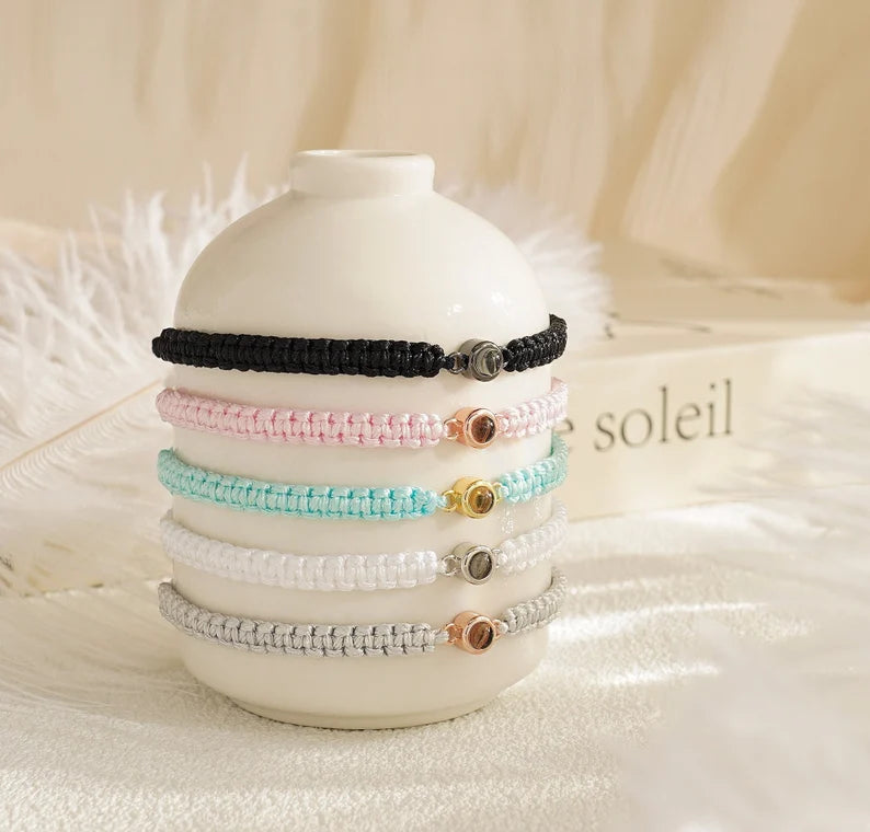 Hand made Braided color Projection Bracelet